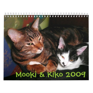 Calendrier Mooki et Kiko 2009