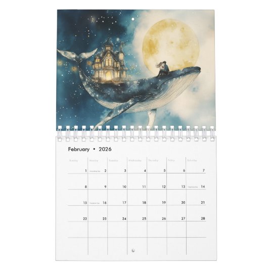 Calendrier Moon Magic Calendar (Feb 2026)
