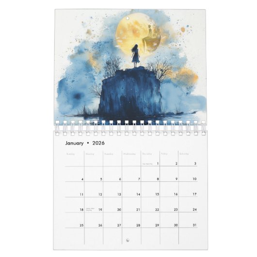 Calendrier Moon Magic Calendar (Jan 2026)