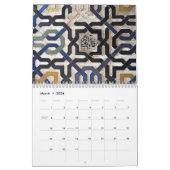 Calendrier Moorish Mosaics 2026 Calendar (Mar 2026)