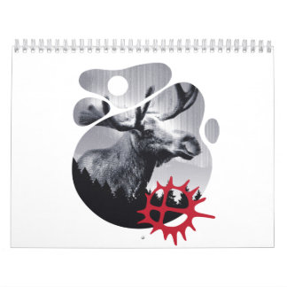 Calendrier Moose Aurora Borealis  
