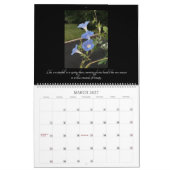 Calendrier Morning Glory Beauty:  Harmonies in Bloom 2026 (Mar 2027)