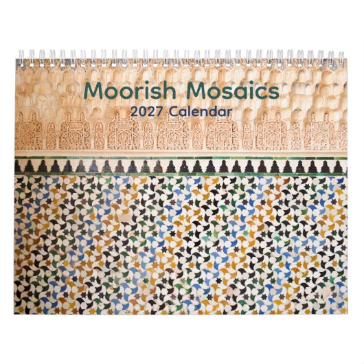Calendrier Mosaïques Mauresques 2027 (Protection)