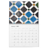 Calendrier Mosaïques Mauresques 2027 (Jan 2027)
