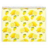 Calendrier Motif citron jaune (Protection)