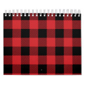 Calendrier Motif classique de plaid de contrôle de Buffalo de (Protection)