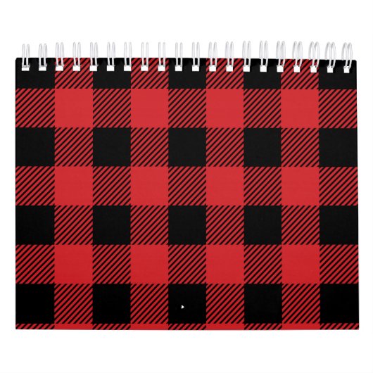Calendrier Motif classique de plaid de contrôle de Buffalo de (Protection)