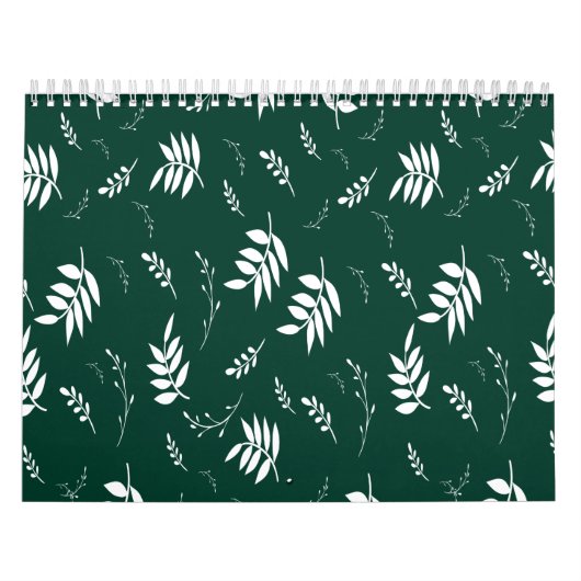 Calendrier motif de feuille (Protection)