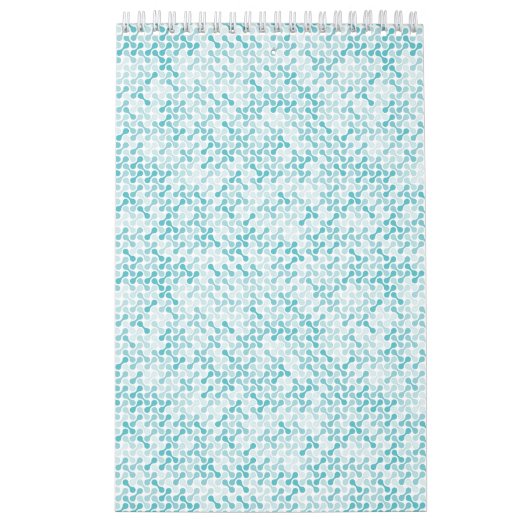Calendrier Motif de métaball bleu (Protection)