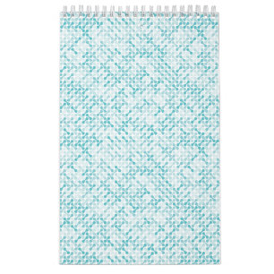 Calendrier Motif de métaball bleu