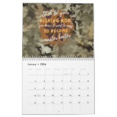 Calendrier Motif de pêche | Ce n'est pas fini (Jan 2026)