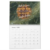 Calendrier Motif de pêche | Ce n'est pas fini (Jan 2027)