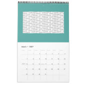 Calendrier Motif Ethno Abstrait - Folklore Art 2 (Mar 2027)