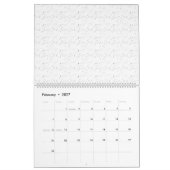 Calendrier motif extensible Abstrait de petit, dispersé, da (Feb 2027)