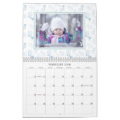 Calendrier Motif floral Mois sur mesure Pastel (Feb 2026)