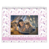 Calendrier Motif floral Mois sur mesure Pastel (Protection)