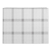 Calendrier Motif texturé bleu clair avec petit, répétitif (Protection)