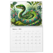 Calendrier Motifs de la nature - Animaux de la Jungle (Feb 2026)
