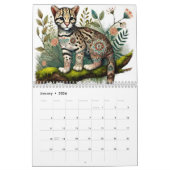Calendrier Motifs de la nature - Animaux de la Jungle (Jan 2026)