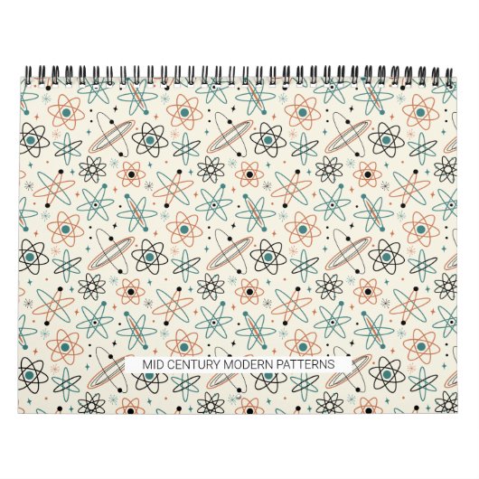 Calendrier Motifs Modernes du Milieu du Siècle #1 Art Origina (Protection)