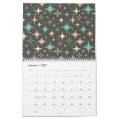 Calendrier Motifs Modernes du Milieu du Siècle #1 Art Origina (Jan 2027)