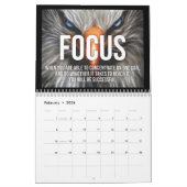Calendrier Motivation animale - Gym Hustle Inspirational (Feb 2026)