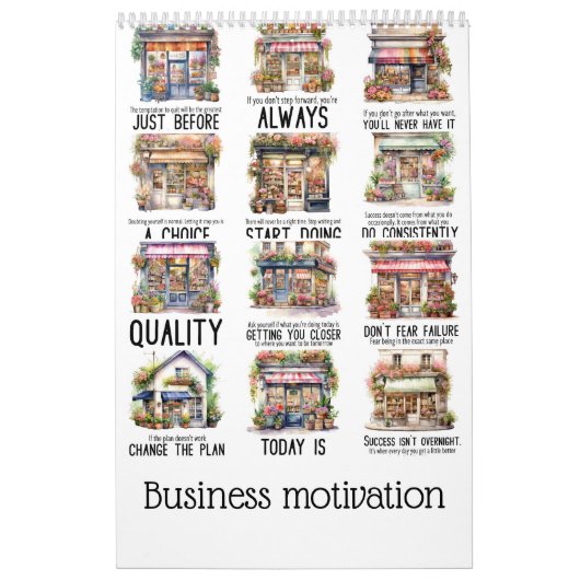 Calendrier Motivation de l'entreprise (Protection)