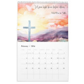 Calendrier Motivation positive motivation biblique écritures (Feb 2026)