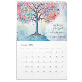 Calendrier Motivation positive motivation biblique écritures (Jan 2026)