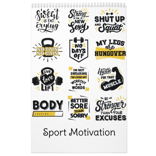 Calendrier Motivation sportive (Protection)