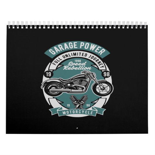 Calendrier motocyclette (Protection)