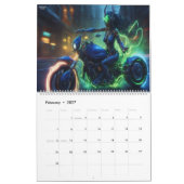Calendrier Motorcycles AI Art (Feb 2027)