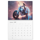 Calendrier Motorcycles AI Art (Jan 2027)