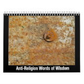 Calendrier Mots d'Anti-Religion de la sagesse (Protection)