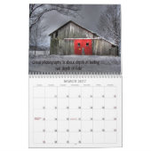 Calendrier Mots et photographie (Mar 2027)