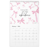 Calendrier Mots Inspirationnels & Art Nature Inspiré Personna (Feb 2026)