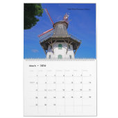 Calendrier Moulins à vent (Mar 2026)