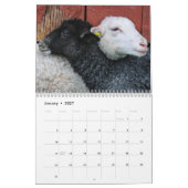 Calendrier Mouton bébé 2026 (Jan 2027)