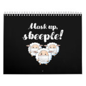 Calendrier Mouton dans le masque | Cadeaux parfaits Amoureux  (Protection)