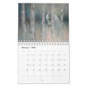 Calendrier moyen de deux pages, Calendrier blanc (Feb 2026)