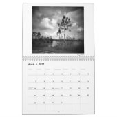 Calendrier moyen de deux pages, Calendrier blanc (Mar 2027)