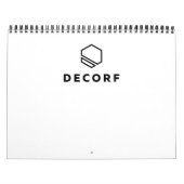 Calendrier moyen de deux pages, vert (Protection)