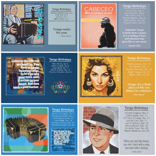 Calendrier Moyenne de deux pages SEULEMENT 2025 Tango Art et