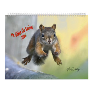 Calendrier Mr. Bickles The Squirrel 2026 calendar
