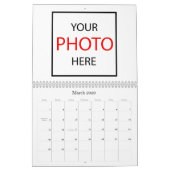 Calendrier Multi Photo 2026 / Créez votre propre p (Mar 2026)