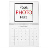 Calendrier Multi Photo 2027 / Créez le Vôtre (Feb 2027)