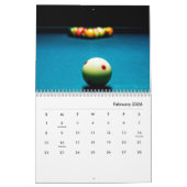 Calendrier Mur Billard (Feb 2026)