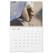 Calendrier Mur des visages africains (Mar 2027)
