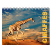 Calendrier mur Giraffes (Protection)