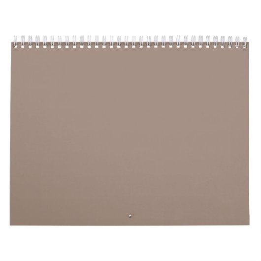 Calendrier mur marron avec (Protection)